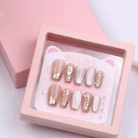 TSZS Coloré En Plastique PE Film Paquet Boîtes Nail Art Bijoux Collier Nail Tip Boîtes De Rangement Appuyez sur les ongles Affichage Boîte De Rangement