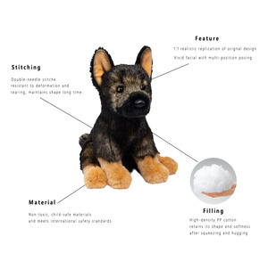 Peluche personnalisée sur mesure qui ressemble à vous, chien en peluche doux et personnalisé - Product Image 2