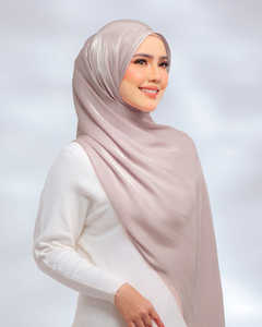 Tudung Malasio Ligero con Brillo, Hijab de Chifón Plisado Liso, Pañuelo para la Cabeza, Chal, Bufanda - Product Image 3