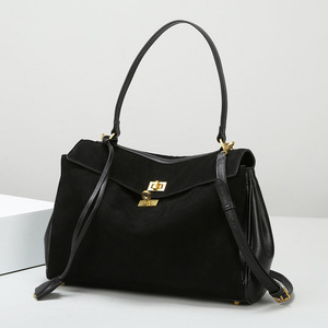 Sac fourre-tout en cuir givré haut de gamme pour femme, nouvelle collection 2025, fermeture éclair Rodeo, grande capacité, élégant, pour le quotidien, à porter à l'épaule, été - Product Image 3