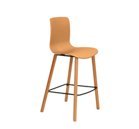 Chaise Haute Moderne Simple Style Nordique pour Salon de Thé – Chaises de Salle à Manger en Plastique pour Négociations