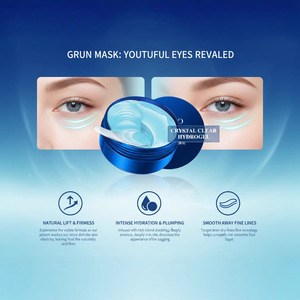 Masque pour les yeux à l'acide hyaluronique et au collagène 200g, patch anti-rides pour les yeux, hydratation intense, raffermissant, hydratant - Product Image 2