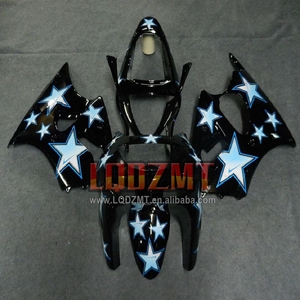Bodys para <span class=keywords><strong>KAWASAKI</strong></span> <span class=keywords><strong>NINJA</strong></span> ZX 6R 636 6 Blue Stars R 600CC <span class=keywords><strong>600</strong></span> CC ZX6R 98 99 36No.8 2017 ZX636 ZX600 1/2/1998/<span class=keywords><strong>1999</strong></span>, carenados - Product Image 1