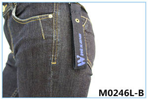 Nuovo stile lampo del denim tessuto con golden trama cortile <span class=keywords><strong>super</strong></span> <span class=keywords><strong>stretch</strong></span> per le donne i <span class=keywords><strong>jeans</strong></span> - Product Image 6