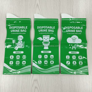 Sacs à urine jetables d'urgence pour les voyages, pochettes absorbantes en PE, imprimées sur mesure pour les embouteillonnages et le camping, prix en gros - Product Image 1