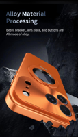 Coque intégrale anti-espion avec protection d'objectif en verre et cadre métallique pour iPhone 15 17, antichoc, étanche et confidentialité garantie
