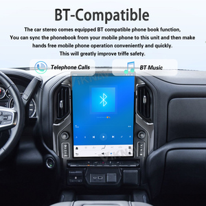 15.6 Inch Android System GPS Navigation Car Stereo Radio Carplay for GMC Sierra Chevrolet Silverado 2019-2023 Multimedia Player - Product Image 4