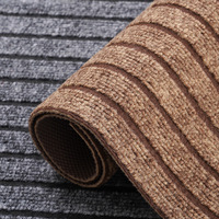 2pc Non-Slip Kitchen Rug Set Polyester Dirt Trapper Kitchen Runner Rug