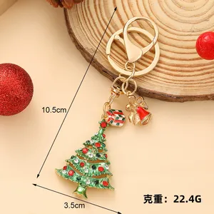 Porte-clés créatif Sapin de Noël et Chaussures Cadeau de Noël, Pendentif de sac en alliage, Petit cadeau de la série Noël - Product Image 6