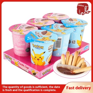Aperitivos casuales Pokemo-<span class=keywords><strong>n</strong></span> Leda Cup Forma sólida Finger Stick Galletas Sabor a café <span class=keywords><strong>Chocolate</strong></span> Dip Galleta Sticks Compuesto <span class=keywords><strong>Chocolate</strong></span> - Product Image 2