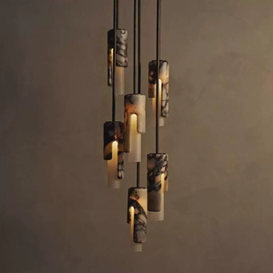 Lampadario a sospensione in marmo moderno, - Product Image 6