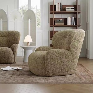 Diseñador italiano Café Reposabrazos Sofá Conjunto Silla Terciopelo Tela Apartamento Moderno Chesterfield Ocio - Product Image 6