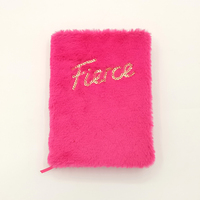 Promotion : Carnet de notes en peluche en forme de cœur A5/A4/A6 avec couverture rigide, logo personnalisé imprimé, pour enfants et filles, idéal pour l'écriture