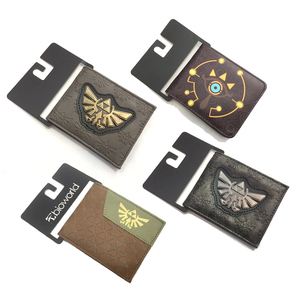 Cartera Plegable Corta de PU de Alta Calidad con 21 Colores, Diseño <span class=keywords><strong>Zelda</strong></span>, con Cierre, Ideal para Regalo - Product Image 1
