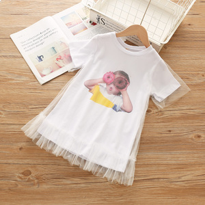 Vêtements pour enfants en dropshipping, robe décontractée pour filles de style européen avec motif, à acheter directement de l'usine chinoise - Product Image 4