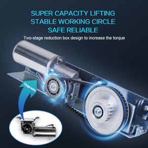 Doortec Heavy Duty 400KG Ouvre-portes automatiques <span class=keywords><strong>HH350</strong></span> Système de porte coulissante en aluminium Acier inoxydable pour villa hôtel fini - Product Image 2