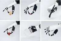 Main robotique humanoïde FM à cinq doigts, agilité bionique, force de préhension de 1 kg, détection de force intégrée pour la préhension, garantie 1 an