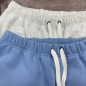 Automne hommes 400Gsm polaire cordon survêtement pantalons de survêtement haute qualité taille élastique vêtements de sport personnalisé blanc broderie en vrac - Product Image 5