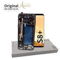 Écran LCD OLED Souple G955 Service Pack pour Samsung Galaxy S8 Plus, Pièce de Rechange pour Téléphone Mobile avec Châssis