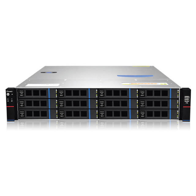 Gooxi Customized 2U 12 Bays AI Server Chassis 670mm Deep Rackmount Case in Stock Intel Xeon/AMD EPYC