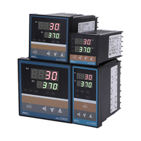 Pengontrol suhu REX-C100 Digital, instrumen pengontrol suhu digital cerdas tampilan Digital grosir