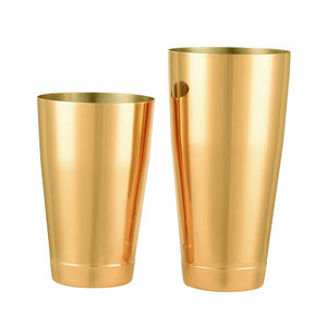 2022 कॉफी बरिस्ता उपकरण बोस्टन प्रकार के बरतन 600/450ml चांदी स्टेनलेस स्टील पेशेवर बार्टैडिंग उपकरण - Product Image 3