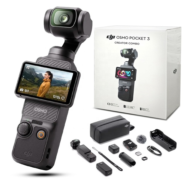 Original DJI Osmo Pocket 3 Creator Combo 4K 120fps 1 Inch CMOS Gimbal Camera Serial Verified Global Ready to Ship