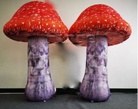 ANGE Champignon Gonflable Décor Lumineux Gonflables Champignon Gonflable Géant Personnalisé