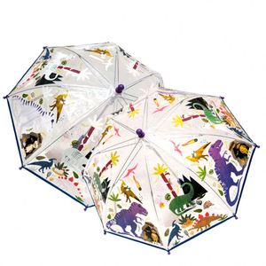 Parapluie pliant transparent à bulles en PVC POE à long manche pour femmes, avec logo personnalisé OEM, idéal pour les enfants et les promotions - Product Image 2