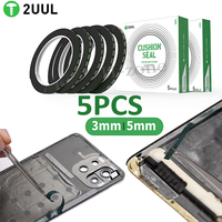 2UUL CS01 CS02 3MM/5MM Kenar Ekran Çerçevesi Tutkal iphone Tablet Bilgisayar elektrikli cihaz tamiri için Yeşil Köpük Çift Taraflı bant