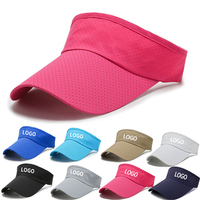 Casquettes de sport pour femmes avec visière, casquette de baseball à dessus ouvert, super visière légère pour l'entraînement