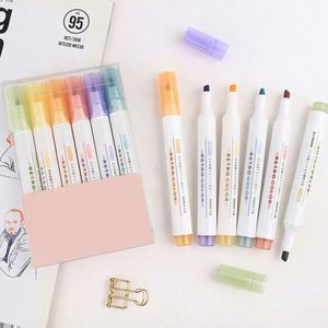 Yiwu Double Tip <b>Color</b> Sketch <b>Pen</b> Highlighter Marker Supplies for Art School Supplie - Product Image 4