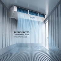 Unité de condensation frigorifique refroidie par air, compresseur pour chambre froide DC12V/24V, congélateur, refroidisseur, stockage alimentaire R404A 5630-8850W YD1080