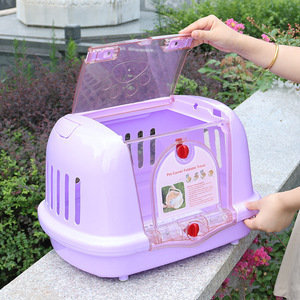 Nouveau Design Portable Poignée <span class=keywords><strong>Avion</strong></span> <span class=keywords><strong>Transport</strong></span> Cage En Plein Air Pet Voyage Transporteur Chien Flight Case Compagnie Aérienne Pet Carriers Voyage - Product Image 6