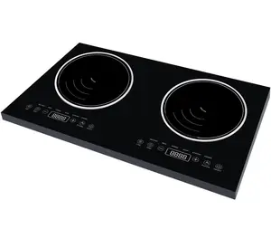 Intelligent dual burners induction cooker smart double induction cooktop domestic electric stove cooker for household cooking