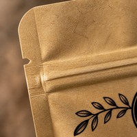 Sachet Doypack Personnalisé en Papier Kraft avec Fenêtre pour Tranches de Mangue Séchée, Qualité Alimentaire, Marque Privée, Vente en Gros, OEM, ODM