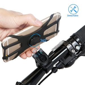 Support de téléphone universel détachable pour vélo, rotation à 360°, support de téléphone portable réglable pour guidon de moto et de vélo - Product Image 5