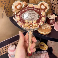 Miroir cosmétique rond à main Sweetie Bear, simple face, avec élégante suspension, nouvelle collection