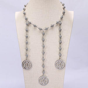 <span class=keywords><strong>Collar</strong></span> de Rosario de Cristal con Cruz Cristiana Personalizado a Precio de Fábrica, con Colgante Multicolor, Joyería Hecha a Mano para Fiestas - Product Image 4