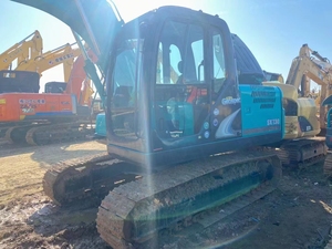 Pelle sur chenilles Kobelco SK130 d'occasion certifiée CE, équipement lourd en bon état, composants de base, pompe à moteur - Product Image 5