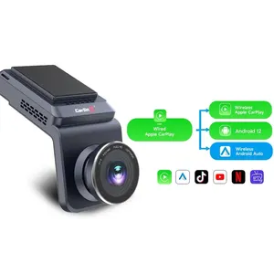 Xlintek Tbox-Ar Smart Carplay Ai Box con fotocamera 1080P Carplay Dash Cam con Android 12 Wireless Carplay Dashcam per smartphone