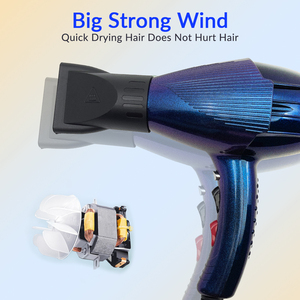 De Luxe professionnel Ionique Ac Moteur Sèche-Cheveux Et Héritier Styler Salon Pro 2000W2400W Sèche-Cheveux 3M Étiquette Privée - Product Image 3