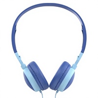 Casque audio supra-auriculaire ZZX OEM pour enfants - Connexion filaire, réduction active du bruit, cordon de 1,2 m, matériau PVC et coton brut pour tablette