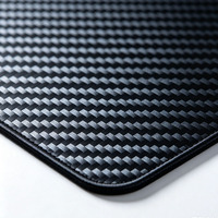Tapis de souris en fibre de carbone véritable, petit format, carbone sec, pour bureau, jeux, ordinateur portable, PC, joueurs, employés de bureau, certifié EU CE RoHS