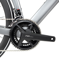 Vélo de course sur route 2026 R5pro avec cadre en fibre de carbone 2D, frein à disque, 24 vitesses, 700*28c