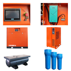 Machine de découpe <span class=keywords><strong>laser</strong></span> à vitesse fixe en vente chaude, 7,5 kW, 15 kW, tout-en-un, compresseur d'air à vis rotatif 4 en 1 avec sécheur - Product Image 3