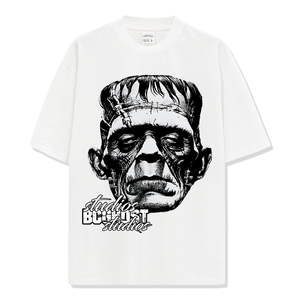 T-Shirt Oversize in 100% Cotone Lavorato a Maglia con Motivo Animato Stampato, Peso 260 Grammi, Lunghezza Regolare - Product Image 2
