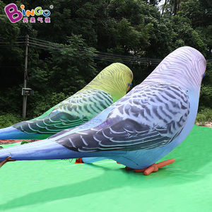 Modèle de perroquet gonflable publicitaire, oiseau animal, oiseaux de dessin animé gonflables, accessoires, perroquet gonflable géant pour les événements publicitaires - Product Image 2