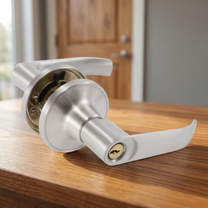 Cerradura de Seguridad Moderna para Puerta Interior, Manija de Palanca Mecánica, Herrajes de Aleación de Aluminio, para Puertas de UPVC, Plástico y Acero, para Baño - Product Image 2