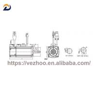 Moteur servo AC Delta original ECMA-CA0807RS 750W 220V 3000 tr/min 2,39 Nm Série ASDA-A2 B2 Moteur à inertie moyenne En stock